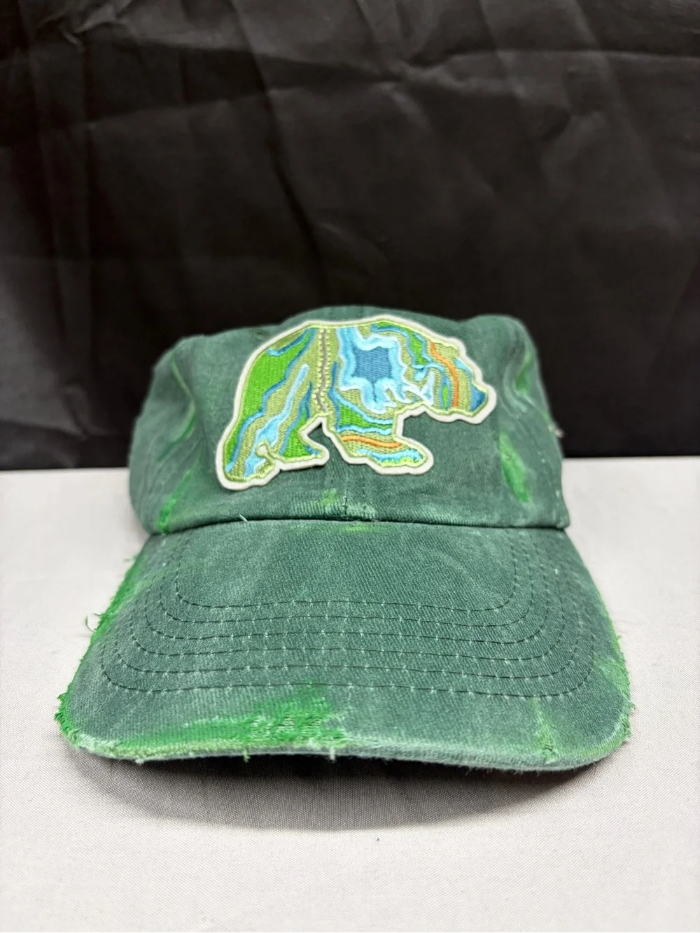 Unbranded Green Reptile Patch Cap